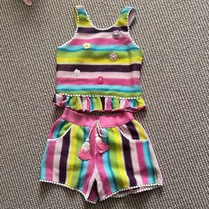 Hannah Banana Multicolor Knit Ensemble